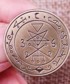 Ancient Seal 'Lilith' Enamel Pin