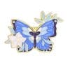 Colorful Butterfly 'Easter Lily' Enamel Pin