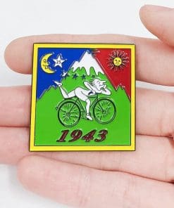 1943 'Bicycle| Day and Night' Enamel Pin