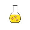 Science Experiment 'Yellow Chemical' Enamel Pin