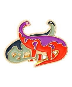 Dinosaur Couple 'Brontosaurus' Enamel Pin