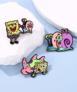 Alternative view of SpongeBob SquarePants 'Lick It Gary' Enamel Pin