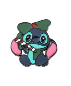 Stitch 'Christmas | Green Bow' Enamel Pin