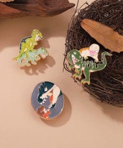 Alternative view of Dinosaur 'Tyrannosaurus' Enamel Pin
