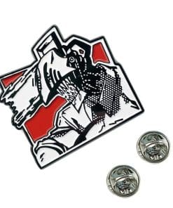 Alternative view of Chainsaw Man Enamel Pin