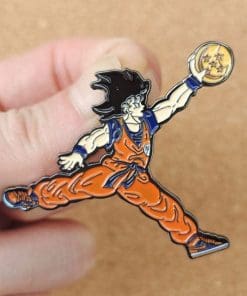 Alternative view of Dragon Ball Z 'Goku Slam' Enamel Pin