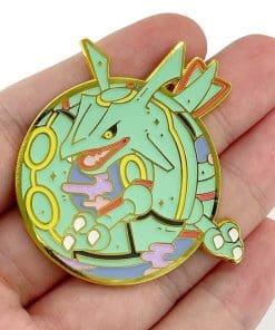 Alternative view of Pokemon 'Rayquaza | Flying Dragon' Enamel Pin