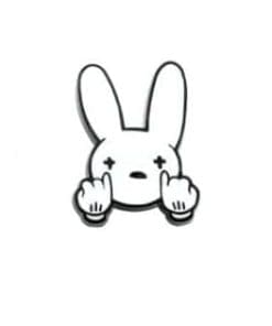 Bad Bunny 'Rabbit Rapper' Enamel Pin