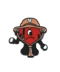 Bad Bunny 'Red Heart | Bunny Bucket Hat' Enamel Pin