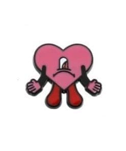 Bad Bunny 'Pink Bad Heart' Enamel Pin