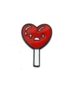 Bad Bunny 'Bad Heart Lollies' Enamel Pin
