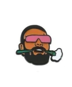 Bad Bunny 'White Rose' Enamel Pin