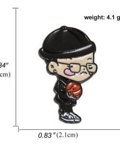 Kpop 'G-Dragon | Black Beanie' Enamel Pin - Image 4