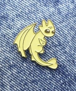 How to Train Your Dragon 'Little Light Fury' Enamel Pin