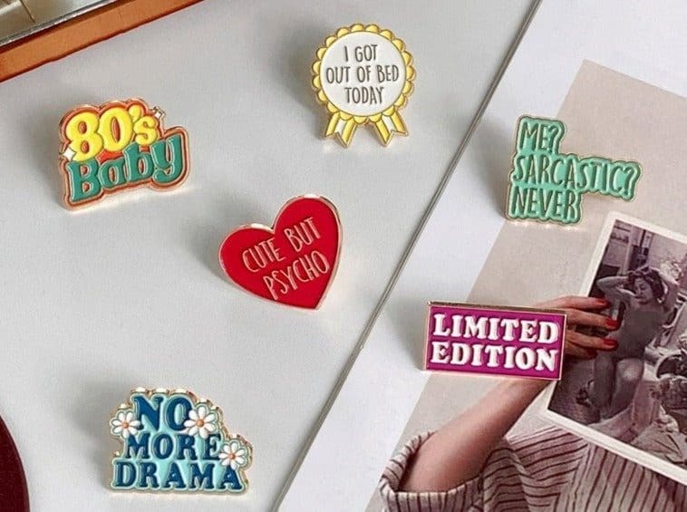 I Got Out of Bed Today Enamel Pin - Image 3