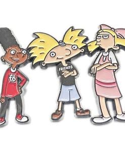 Hey Arnold! Set of 3 'Gerald | Arnold | Helga' Enamel Pin