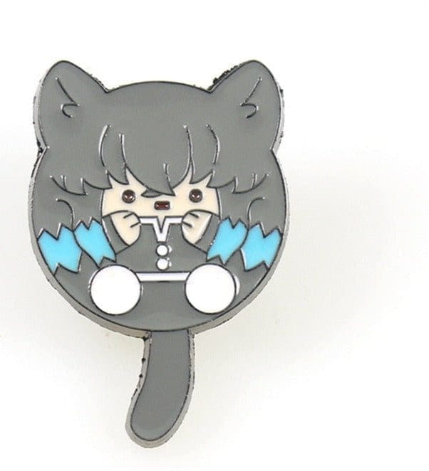 Demon Slayer Kimetsu No Yaiba 'Muichiro | Cat Chibi' Enamel Pin