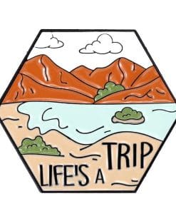 Outdoor Travel 'Life's a Trip' Enamel Pin