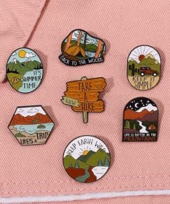 Outdoor Travel 'Take a Hike' Enamel Pin - Image 4
