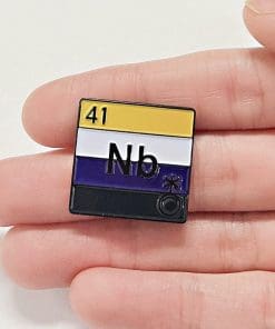 Chemical Element 'Nb | Niobium' Enamel Pin
