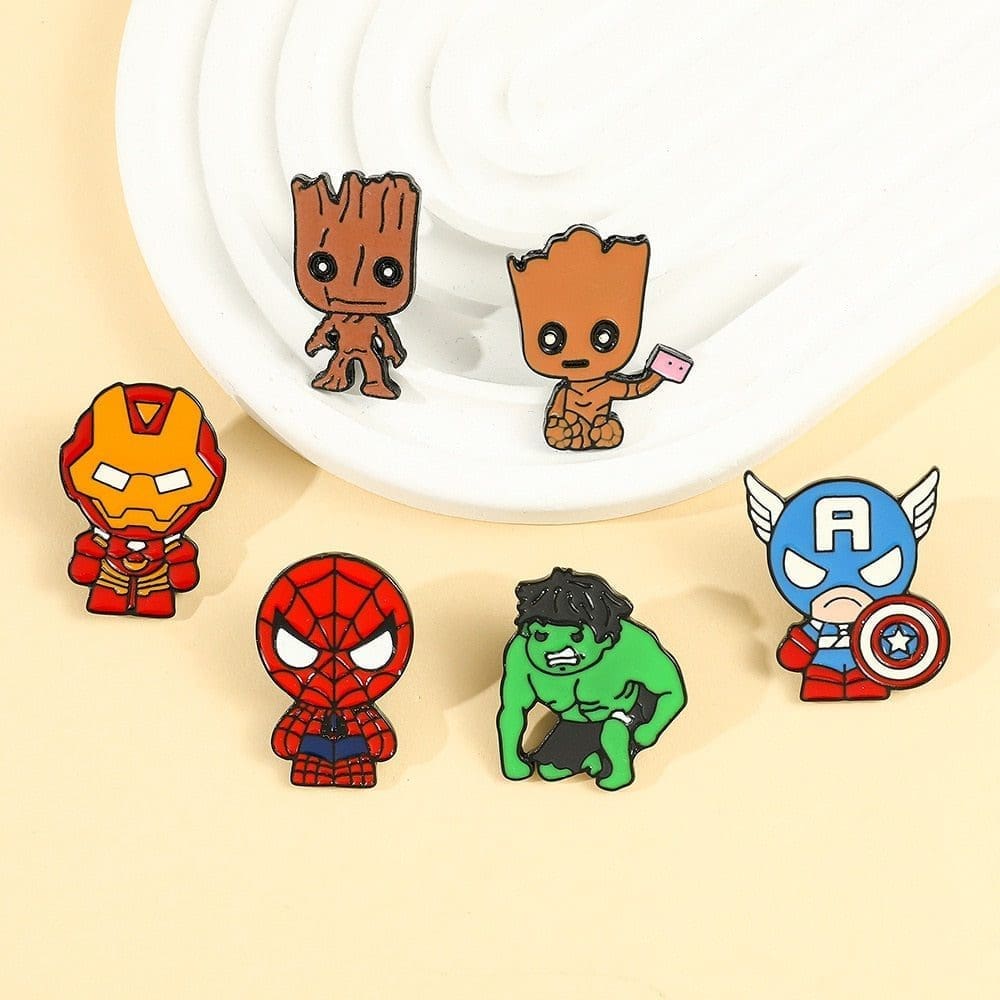 Guardians of the Galaxy 'Groot | Pink Pad' Enamel Pin - Image 5