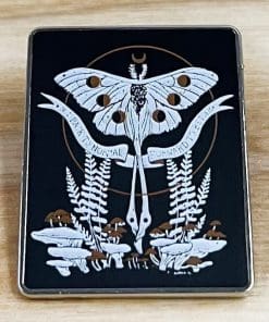 Moth 'Back to Normal | Forward to Better' Enamel Pin