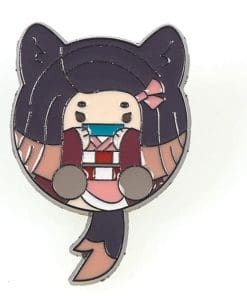 Demon Slayer Kimetsu No Yaiba 'Nezuko | Cat Chibi'  Enamel Pin