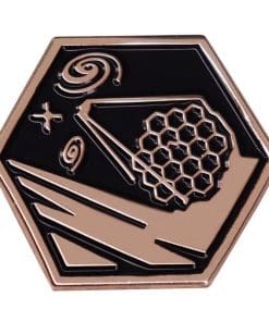 James Webb Space Telescope 'JWST Outer Space' Enamel Pin