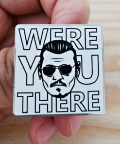 Johnny Depp 'Were You There | Tense Moment' Enamel Pin