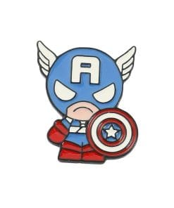 Captain America 'Angry Chibi' Enamel Pin