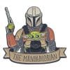 The Mandalorian 'Boba Fett and Baby Yoda' Enamel Pin