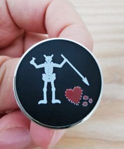Edward Teach 'Blackbeard Flag' Enamel Pin