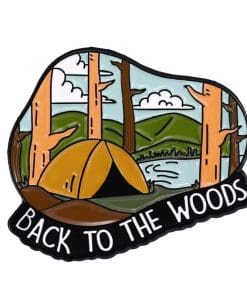Outdoor Travel 'Back to the Woods' Enamel Pin