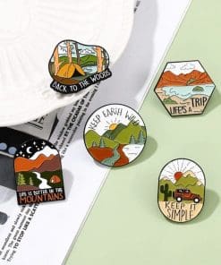 Outdoor Travel 'Take a Hike' Enamel Pin - Image 3