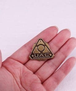 Alternative view of Doom 'UAC | Union Aerospace Corporation' Enamel Pin