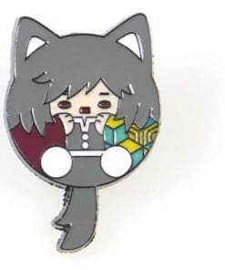 Demon Slayer Kimetsu No Yaiba 'Giyu |Cat Chibi' Enamel Pin