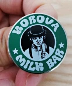 A Clockwork Orange 'Korova Milk Bar' Enamel Pin