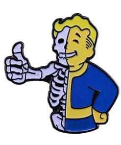Fallout 'Vault Boy | Half Skeleton' Enamel Pin