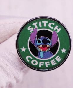 Lilo & Stitch 'Stitch Coffee' Enamel Pin