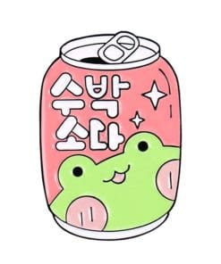 Froggy 'Fruity Juice in Can' Enamel Pin