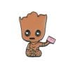 Guardians of the Galaxy 'Groot | Pink Pad' Enamel Pin