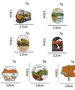 Outdoor Travel 'Take a Hike' Enamel Pin - Image 5
