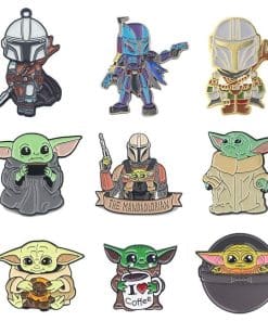 Alternative view of The Mandalorian ‘Yoda in Capsule’ Enamel Pin