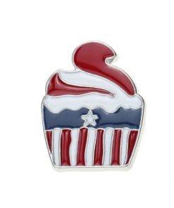 Captain America 'Cupcake' Enamel Pin