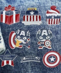Captain America 'Super Soldier Chibi 2.0' Enamel Pin - Image 3