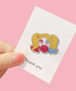 Alternative view of Harley Quinn 'Bad Girl'  Enamel Pin