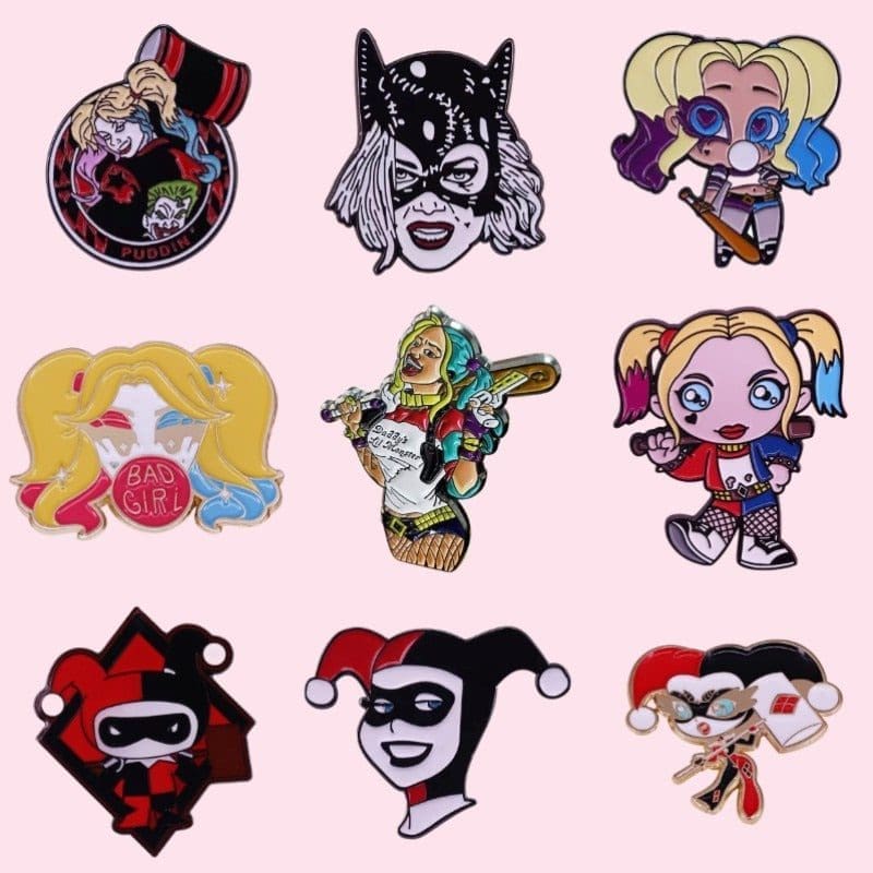 Harley Quinn 'Bad Girl' Enamel Pin - Image 4