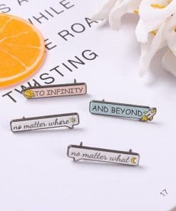 Note 'No Matter where' Enamel Pin - Image 4