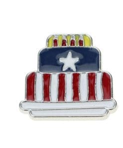 Captain America '3 Tier Cake' Enamel Pin