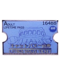 My Neighbor Totoro ‘Catbus Single Ticket’ Enamel Pin